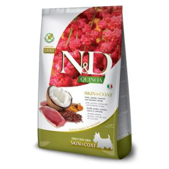 N&D Quinoa hrana za pse Mini Skin&Coat - Duck 7kg N&D Quinoa hrana za pse Mini Skin&Coat - Duck 7kg