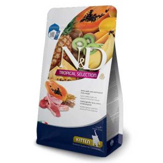 N&D Tropical hrana za mačke Kitten - Lamb & Tropical fruits 1.5kg