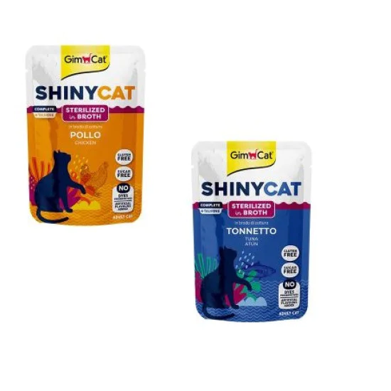 GimCat ShinyCat sos za mačke Sterilised - tuna 70g