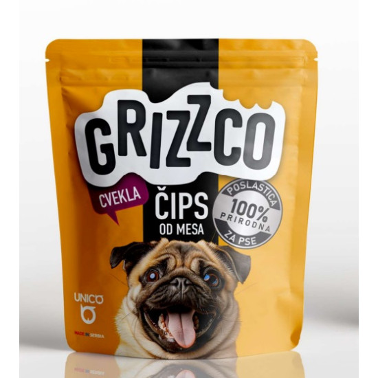 Grizzco Čips od mesa Cvekla 100g