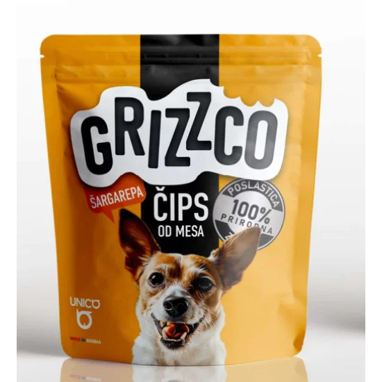 Grizzco Čips od mesa Šargarepa 100g