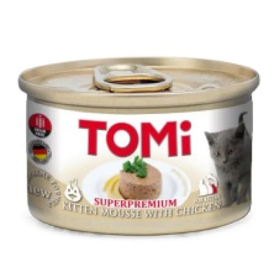 TOMI Cat konzerva za mačke mousse Kitten - Piletina 12x85g TOMI Cat konzerva za mačke mousse Kitten - Piletina 12x85g
