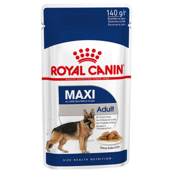 Royal Canin hrana za pse Maxi Adult - sosić 10x140g Royal Canin hrana za pse Maxi Adult - sosić 10x140g