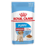 Royal Canin hrana za pse Medium Puppy - sosić 10x140g