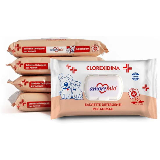 AmoreMio Vlažne maramice - Clorexidine 110kom