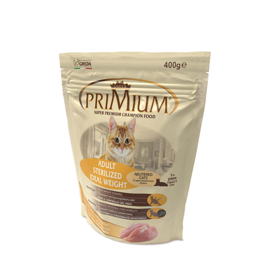 Cinffi Primium hrana za mačke Cat Adult Sterilised/weight - Piletina 400g