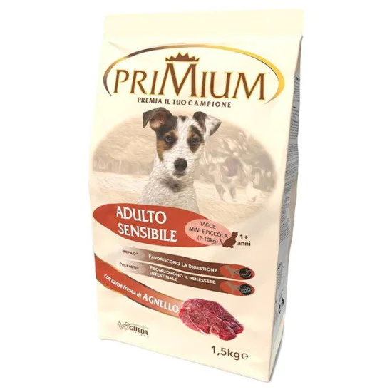 Cinffi Primium hrana za pse Dog Adult Sensible - Jagnjetina 1.5kg
