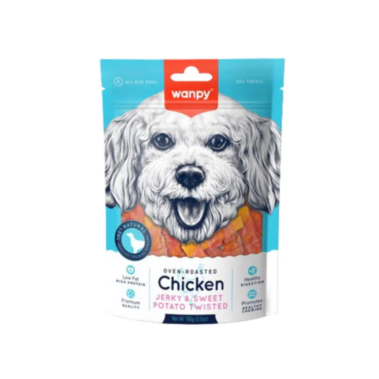 Wanpy Chicken Jerky & Sweet Potato 1kg