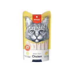 Wanpy Cat Creamy Lickable Treats for Cats - Chicken 25x14g