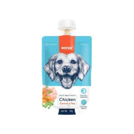 Wanpy Pasta for Dog - Chicken, carrot & pea 90g Wanpy Pasta for Dog - Chicken, carrot & pea 90g