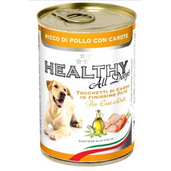 Kippy Healthy All days konzerva za pse - Piletina i šargarepa 400g