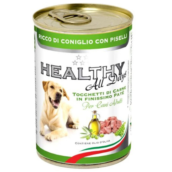 Kippy Healthy All days konzerva za pse - Zečetina i grašak 400g