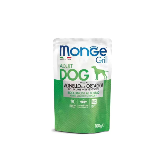 Monge Grill sos za pse - jagnjetina i povrće 100g Monge Grill sos za pse - jagnjetina i povrće 100g