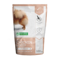 Nature's Protection kesice za pse Mini Junior - Piletina i govedina 100g Nature's Protection kesice za pse Mini Junior - Piletina i govedina 100g
