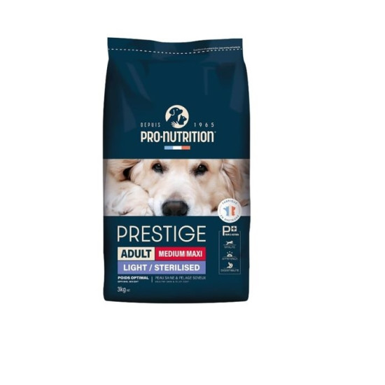 Pro Nutrition Prestige Dog hrana za pse - Medium/Maxi Light Sterilised 3kg