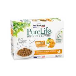 Pro Nutrition Pure Life Cat sos za mačke - Ćuretina, bundeva i citrusno voće 12x85g