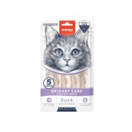 Wanpy Cat Creamy Lickable Treats for Cats Urinary - Duck & chicken 5x14g