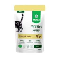 Nature's Protection Prime sos za mačke - Kitten Chicken&Turkey 85g