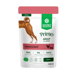 Nature's Protection Prime sos za pse - Adult Active Chicken&Beef 85g