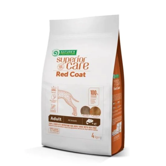 Nature's Protection Superior Care Adult Red coat hrana za riđe pse All breeds - Losos 10kg