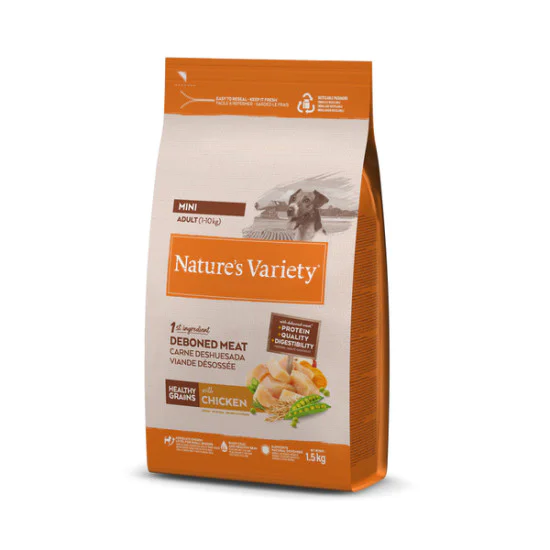 Nature's Variety hrana za pse Healthy Grains Mini Adult - Chicken 7kg