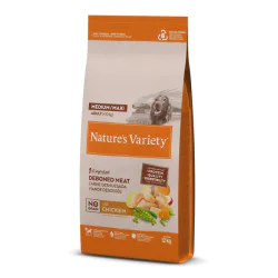 Nature's Variety hrana za pse No Grain Medium Adult - Chicken 12kg Nature's Variety hrana za pse No Grain Medium Adult - Chicken 12kg