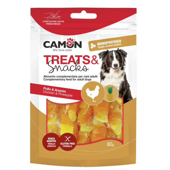 Camon poslastice za pse - Piletina i ananas 80g Camon poslastice za pse - Piletina i ananas 80g