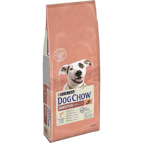 DOG CHOW hrana za pse Adult All breeds Sensitive - Losos 14kg