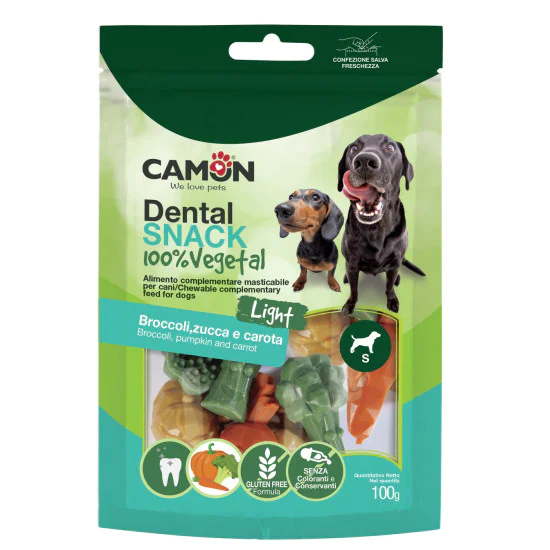 Camon poslastice za pse - Garden shape 100% Vegetal S Brokoli, bundeva i šargarepa 100g Camon poslastice za pse - Garden shape 100% Vegetal S Brokoli, bundeva i šargarepa 100g