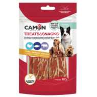 Camon poslastice za pse - Pločice sa piletinom, bakalarom i govedinom 100g