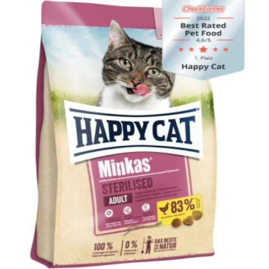 Happy Cat hrana za mačke Minkas Sterilised 10kg