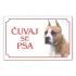 Tabla Čuvaj se psa - STAFORD
