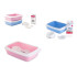 Savic Toalet za mačke Iriz starter kit - Plavi 42x31x12.5cm