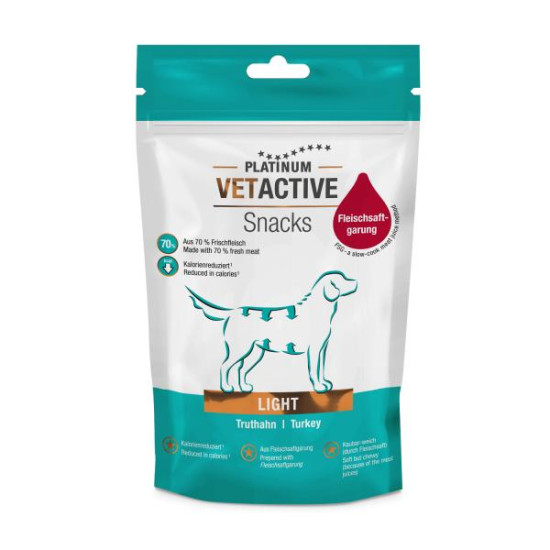 PLATINUM VetActive Snack Light Turkey  200g