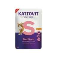 Kattovit Vital Care sos za mačke - Sterilised piletina 85g