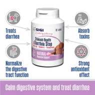 GIGI Stomach Health&Diarrhea Stop for large dogs za zdravlje stomaka 30 tableta
