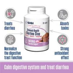 GIGI Stomach Health&Diarrhea Stop for large dogs za zdravlje stomaka 30 tableta