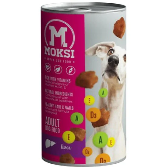 Moksi konzerva za pse - Jetra 415g Moksi konzerva za pse - Jetra 415g