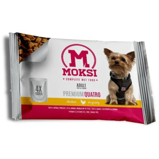 Moksi preliv za pse - Piletina sos 4x100g Moksi preliv za pse - Piletina sos 4x100g