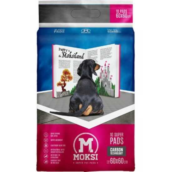 Moksi prostirke za pse Carbon 10kom 60x60cm