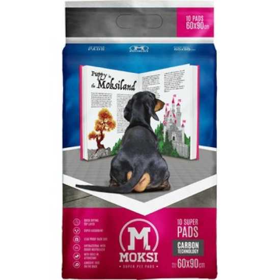Moksi prostirke za pse Carbon 10kom 60x60cm