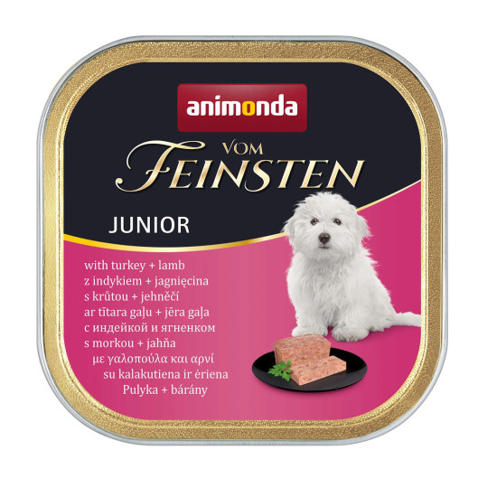 Animonda Vom Feinsten pašteta za pse Junior - ćuretina i jagnjetina 150g