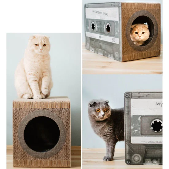 District 70 Grebalica kućica - Mixtape Black L 54x31x35cm