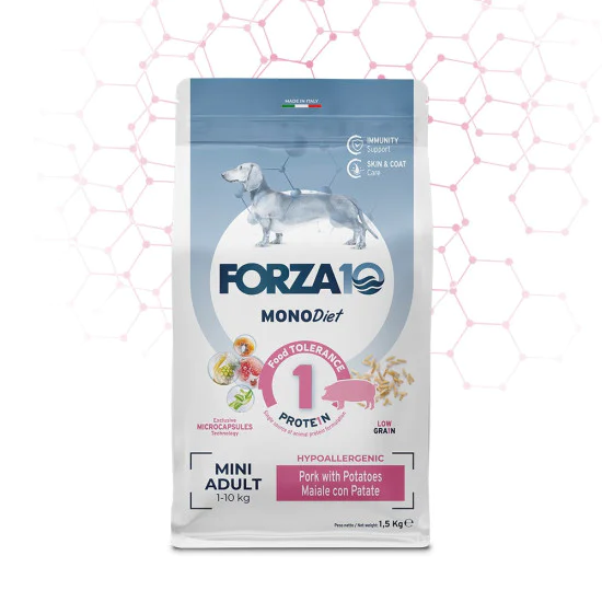 FORZA10 MonoDiet Mini Adult Pork with Potatoes 1.5kg