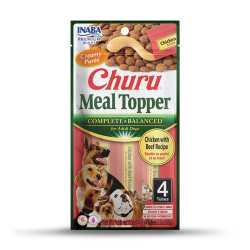 INABA Churu Meal Topper za pse - Piletina i govedina 4x14g