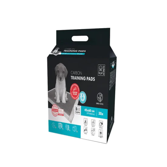 M-Pets Pelene za pse Carbon 15 komada 60x60cm