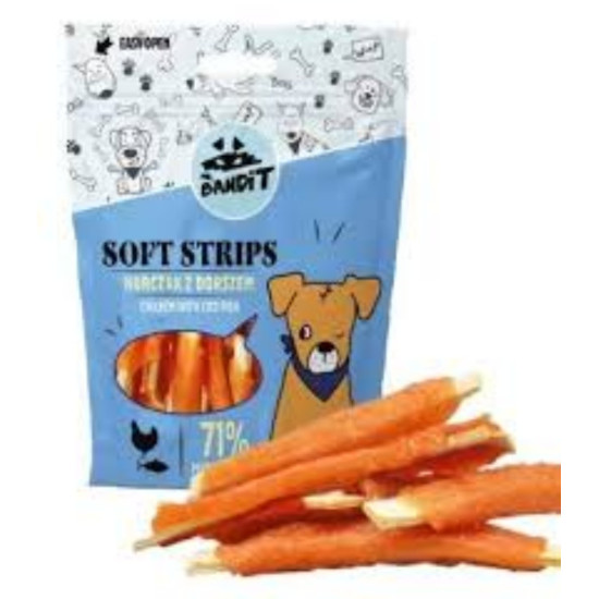 Mr. Bandit Soft Strips - Piletina i riba 500g