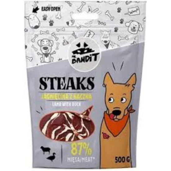 Mr. Bandit Steaks - Beef and duck 1 komad