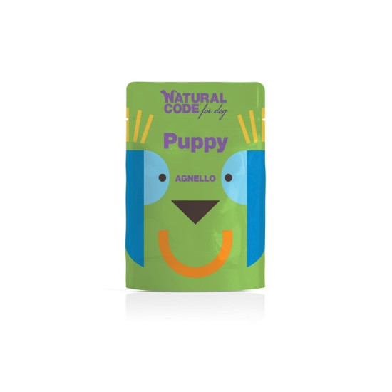 Natural Code Dog Pouch za pse Puppy - Lamb 300g