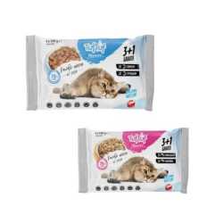 TufTuf sos za mačke Multipack - Bakalar i pastrmka 4x100g
